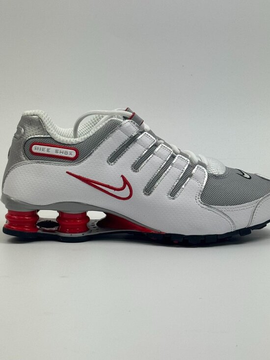 Nike Shox NZ \'White Red Metallic Silver\' 378341-104 Multi Size main image 11